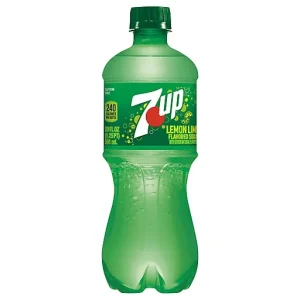 7 Up Soda, Lemon Lime Flavored 20 Fl Oz