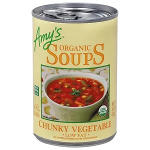 Amy's Organic Low Fat Chunky Vegetable Soups 14.3 Oz