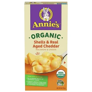 Annie's Organic Shells & Real Aged Cheddar Macaroni & Cheese 6 Oz