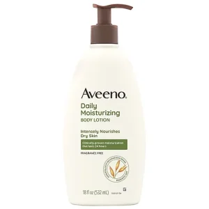 Aveeno Daily Moisturizing Fragrance Free Body Lotion 18 Fl Oz