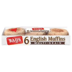 Bays English Muffins, Multi Grain 6 Ea