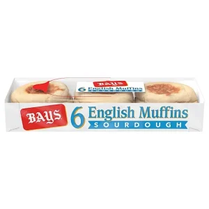 Bays English Muffins, Sourdough 6 Ea