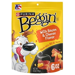 Beggin' Adult With Bacon & Cheese Flavor Dog Treats 6 Oz