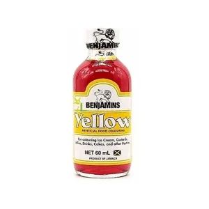 Benjamins Food Coloring Yellow