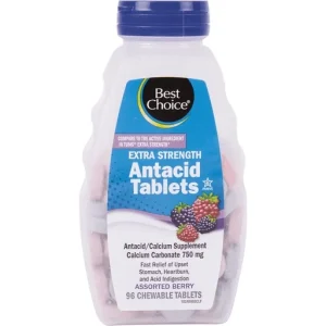 Best Choice Ex St Antacid Tablets Assorted Berries