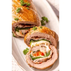Boneless Pork Loin Stuffed With Spinach