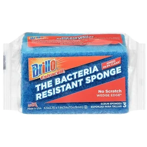 Brillo No Scratch Scrub Sponges 3 Ea
