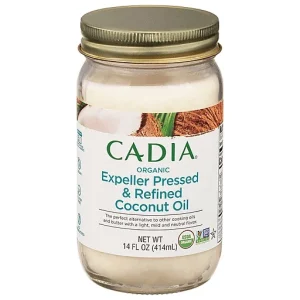 Cadia Coconut Oil, Organic, Expeller Pressed & Refined 14 Fl Oz