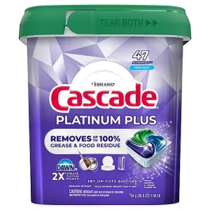 Cascade Action Pacs Fresh Scent Dishwasher Detergent 47 Ea