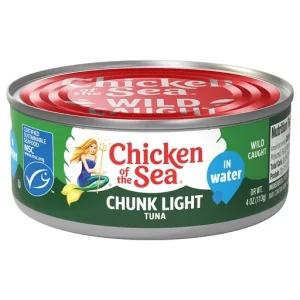 Chicken Of The Sea Wild Caught Chunk Light Tuna In Water 4 Oz