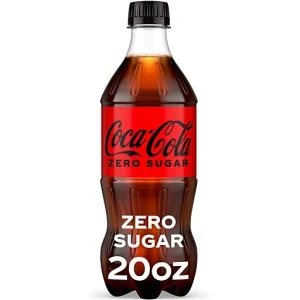Coca Cola Zero Sugar Soda Bottle 20 Fl Oz