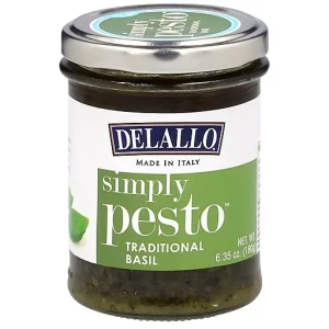 De Lallo Traditional Basil Simply Pesto 6.35 Oz