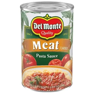 Del Monte Meat Flavored Pasta Sauce 24 Oz