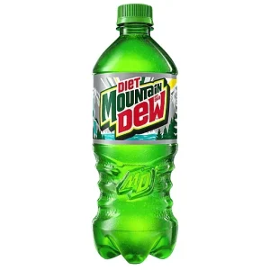 Diet Mountain Dew Soda 20 Fl Oz