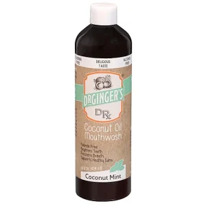 Dr Ginger's Coconut Mint Coconut Oil Mouthwash 14 Fl Oz