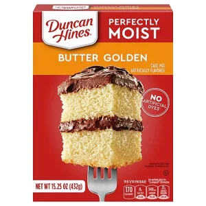 Duncan Hines Perfectly Moist Butter Golden Cake Mix 15.25 Oz