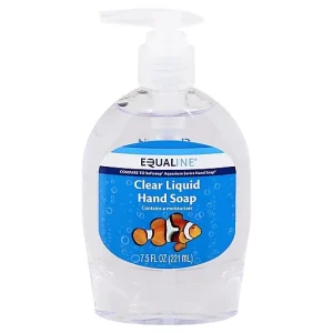 Equaline Hand Soap, Clear Liquid 7.5 Oz