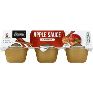 Essential Everyday Apple Sauce, Cinnamon 6 Ea