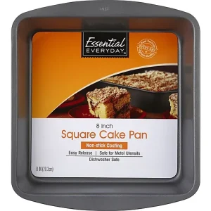 Essential Everyday Cake Pan, Square, 8 Inch 1 Ea