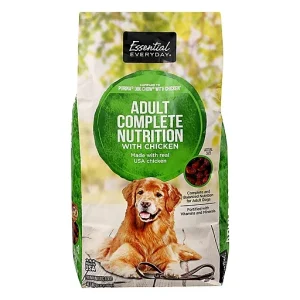 Essential Everyday Dog Food, Complete Nutrition, Chicken, Adult 4 Lb