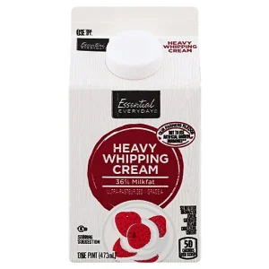 Essential Everyday Whipping Cream, Heavy, 36% Milkfat 1 Pt