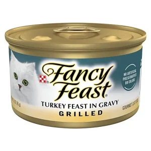 Fancy Feast Purina Fancy Feast Grilled Wet Cat Food Turkey Feast In Wet Cat Food Gravy 3 Oz