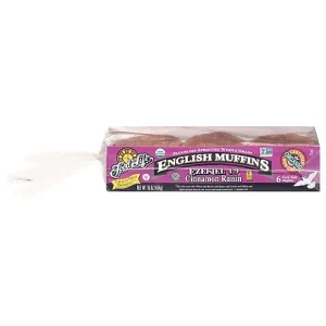 Food For Life Flourless Sprouted Whole Grain Fork Split Cinnamon Raisin English Muffins 6 Ea