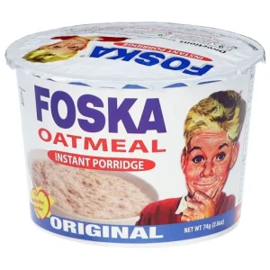 Foska Oatmeal Original Instant Porridge 2.6 Oz