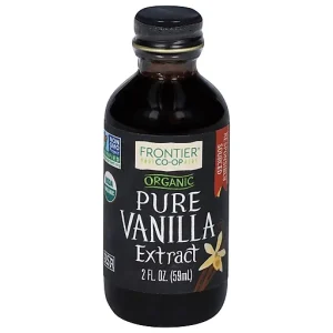 Frontier Co Op Vanilla Extract, Organic, Pure 2 Fl Oz