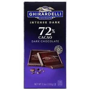 Ghirardelli Intense Dark 72% Cacao Dark Chocolate 3.5 Oz