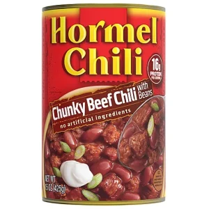 Hormel Chili Chunky Beef Chili With Beans 15 Oz