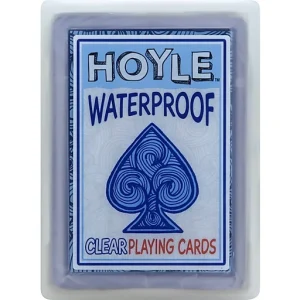 Hoyle Playing Cards, Clear, Waterproof 1 Ea