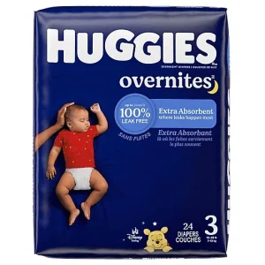 Huggies Huggies Overnites Nighttime Baby Diapers 24 Ct