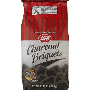 Iga Charcoal, Briquets 15.4 Lb