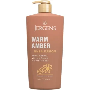 Jergens Shea Fusion Warm Amber Scented Body Lotion 14 Fl Oz