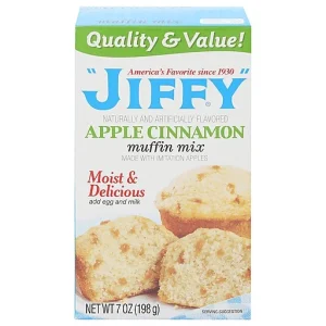 Jiffy Muffin Mix, Apple Cinnamon 7 Oz