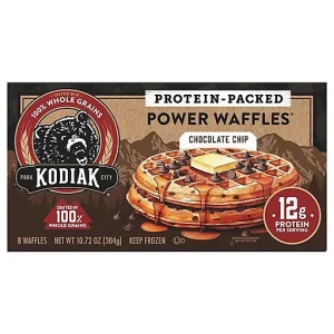 Kodiak Protein Packed Chocolate Chip Power Waffles 8 Ea