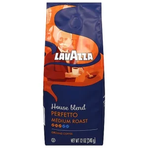 Lavazza Coffee, Ground, Medium Roast, House Blend Perfetto 12 Oz