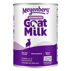 Meyenberg Evaporated Goat Milk, Certified Humane, Kosher, Gluten Free, Easy To Digest 12 Fl Oz