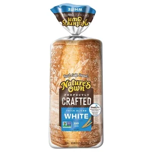 Nature's Own Nature's Own Perfectly Crafted White Bread, Thick Sliced Non Gmo Sandwich Bread, 22 Oz Loaf 22 Oz