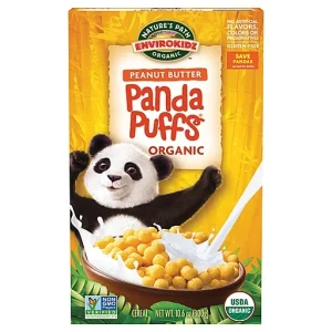 Nature's Path Organic Cereal, Organic, Peanut Butter, Panda Puffs 10.6 Oz