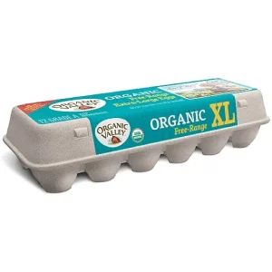 Organic Valley Eggs, Brown, Organic, Free Range, Extra Large 12 Ea