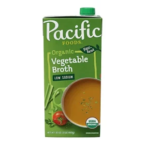 Pacific Foods Low Sodium Organic Vegetable Broth 32.000 Oz
