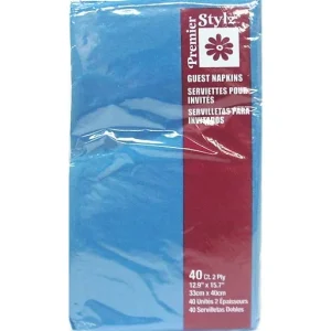 Premier Stylz Napkin Gst Ryl Ble 40 Ct