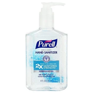 Purell Hand Sanitizer, Advanced, Refreshing Gel 8 Fl Oz