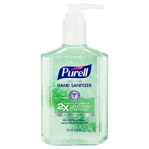 Purell Hand Sanitizer, Advanced, Soothing Gel 8 Fl Oz