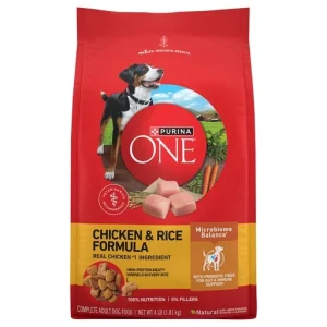 Purina One Complete Adult Chicken & Rice Formula Dog Food 4 Lb