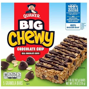 Quaker Chocolate Chip Granola Bars 5 Ea