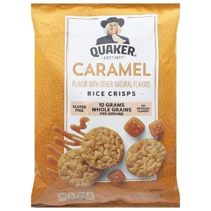 Quaker Rice Crisps, Caramel 7.04 Oz