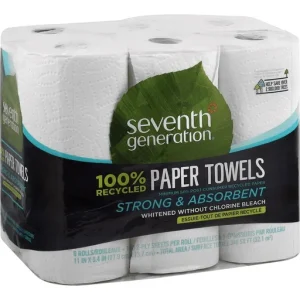 Seventh Generation Paper Towel, Big Rolls, Strong & Absorbent, 2 Ply
